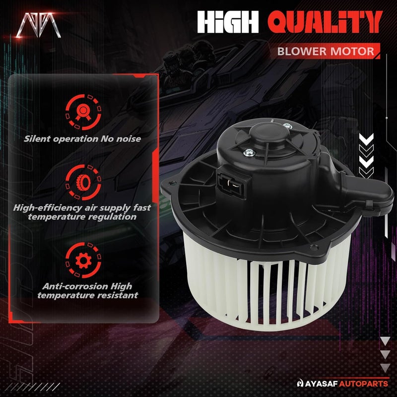 MAYASAF HVAC Blower Motor Assembly w/Fan 700133 Fit for Hyundai 2003-2011 Accent/2006-2011 Azera/2007-2008 Entourage/2006-2009 Tucson, for Kia 2007-2010 Optima - Image 3